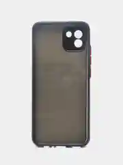 Серый чехол с рисунком на Samsung Galaxy A03 (Самсунг Галакси А03)