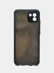 Светло-жёлтый чехол с рисунком на Samsung Galaxy A03 (Самсунг Галакси А03)