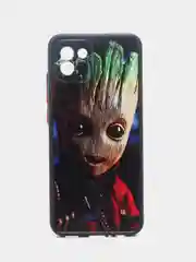 Терракотовый чехол с рисунком на Samsung Galaxy A03 (Самсунг Галакси А03)