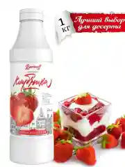 Топпинг Barinoff "Клубника", для кофе, мороженого и десертов, 1 кг