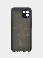 Синий чехол с рисунком на Samsung Galaxy A03 (Самсунг Галакси А03)