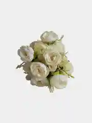 Белый искусственные цветы, пионы, букет пионов