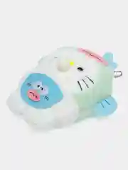 Бирюзовый брелок на сумку плюшевый Хеллоу Китти, мягкая игрушка Hello Kitty
