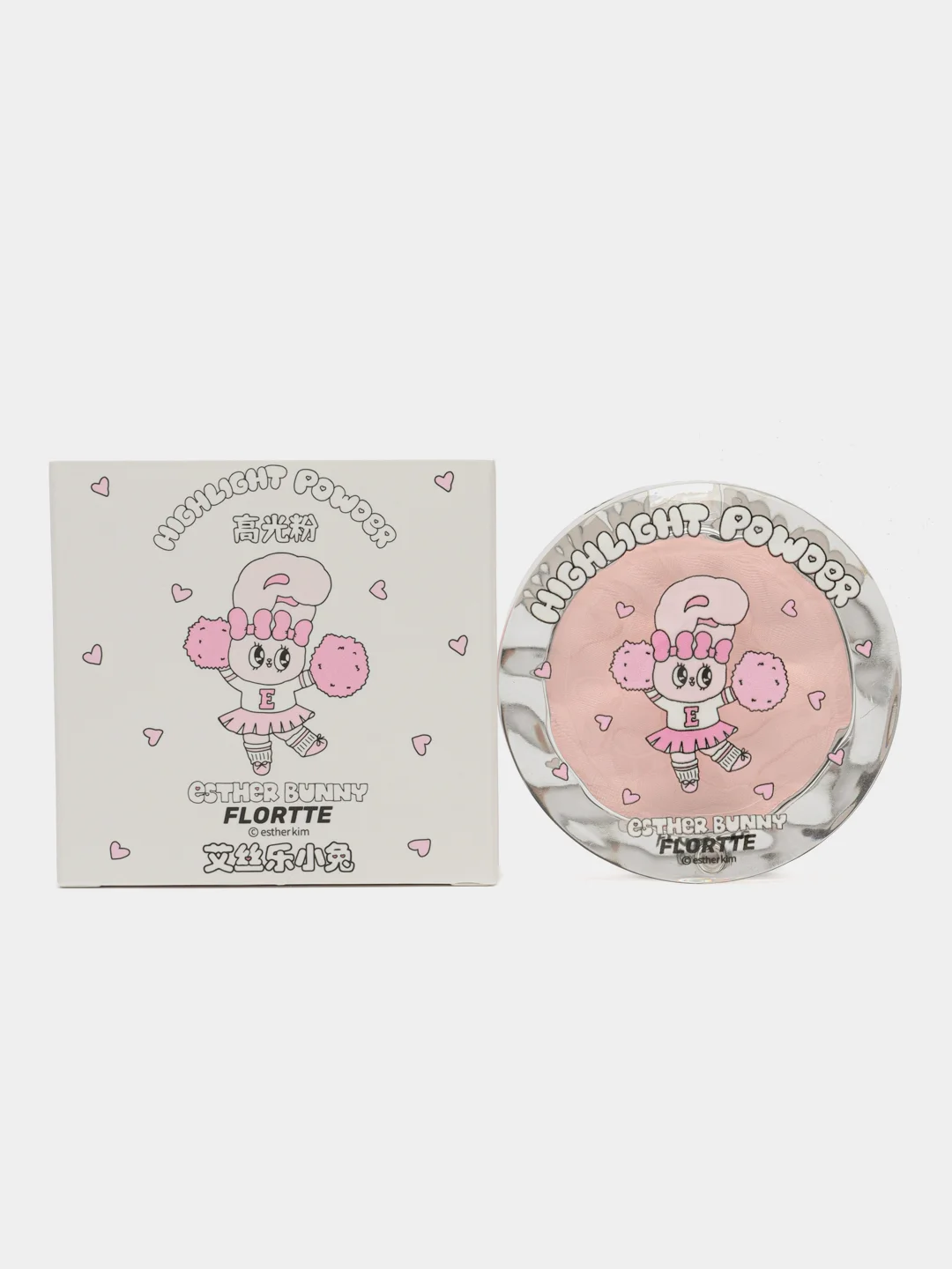 Пудровый пудра сияющая для лица FLORTTE