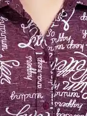 Бордовый комплект женский: туника и брючки, размеры с 48 по 58, LILIANS