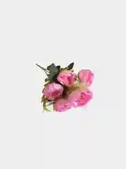 Тёмно-розовый искусственные цветы, пионы, букет пионов