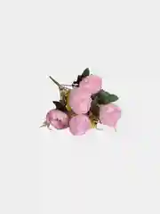 Розовый искусственные цветы, пионы, букет пионов