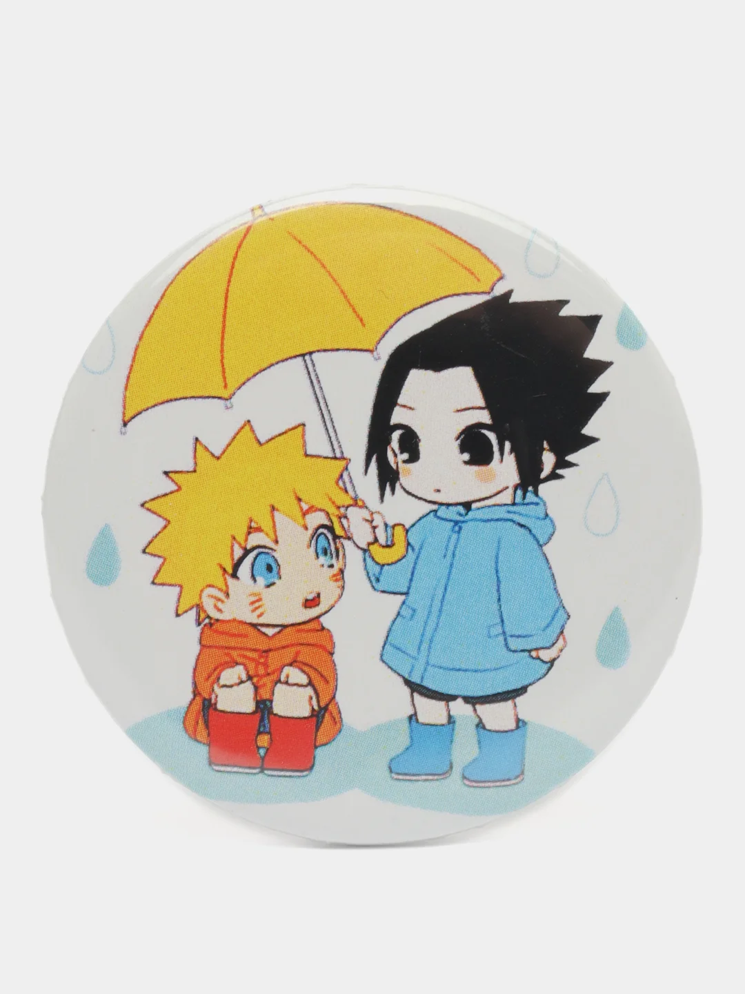 Серебряный значки по аниме "Наруто" (Naruto)