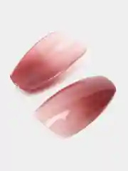 Бордовый накладные ногти с дизайном и клеем, набор накладных ногтей