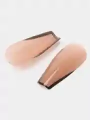 Черный накладные ногти с дизайном и клеем, набор накладных ногтей