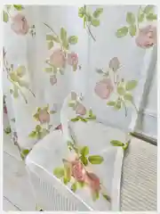 Тюль капрон готовый "цветы роза", вуаль, 220 см