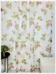 Тюль капрон готовый "цветы роза", вуаль, 220 см