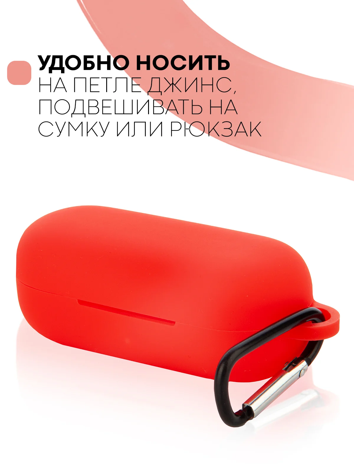 Темно-синий чехол на Huawei FreeBuds Lite/Honor FlyPods Lite для наушников КАРТОФАН, силикон матовый