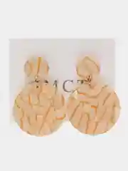 Желтый серьги  "Мое море"
