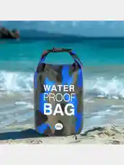 Синий водонепроницаемая сумка рюкзак гермомешок