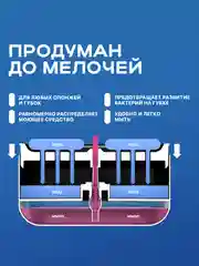 Черный диспенсер для моющего средства с губкой. Дозатор для мыла, подставка органайзер на кухню