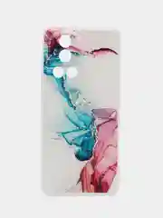 Ледяной чехол на Huawei Nova 12 Pro / Хуавей Нова 12 Про прозрачный, с рисунком, защита камеры