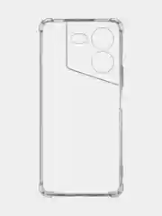 Прозрачный чехол для Tecno Pova 5 Pro (5G) противоударный силиконовый BROSCORP с усиленными углами