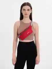 Красный сумка поясная
