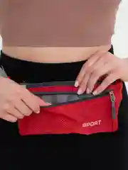 Красный сумка поясная