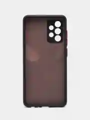Черный чехол с рисунком на Samsung Galaxy A52 (Самсунг Галакси А52)