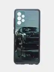 Серый чехол с рисунком на Samsung Galaxy A52 (Самсунг Галакси А52)