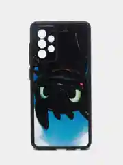 Угольный чехол с рисунком на Samsung Galaxy A52 (Самсунг Галакси А52)