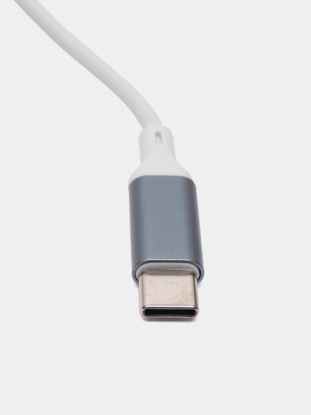 Серый usb-хаб, разветвитель на 4 порта Type-C, HUB 3.0 концентратор, переходник