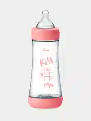 CHICCO Бутылочка Perfect5 Girl 4мес.+,сил.соска быстр.поток,РР,300мл. NEW