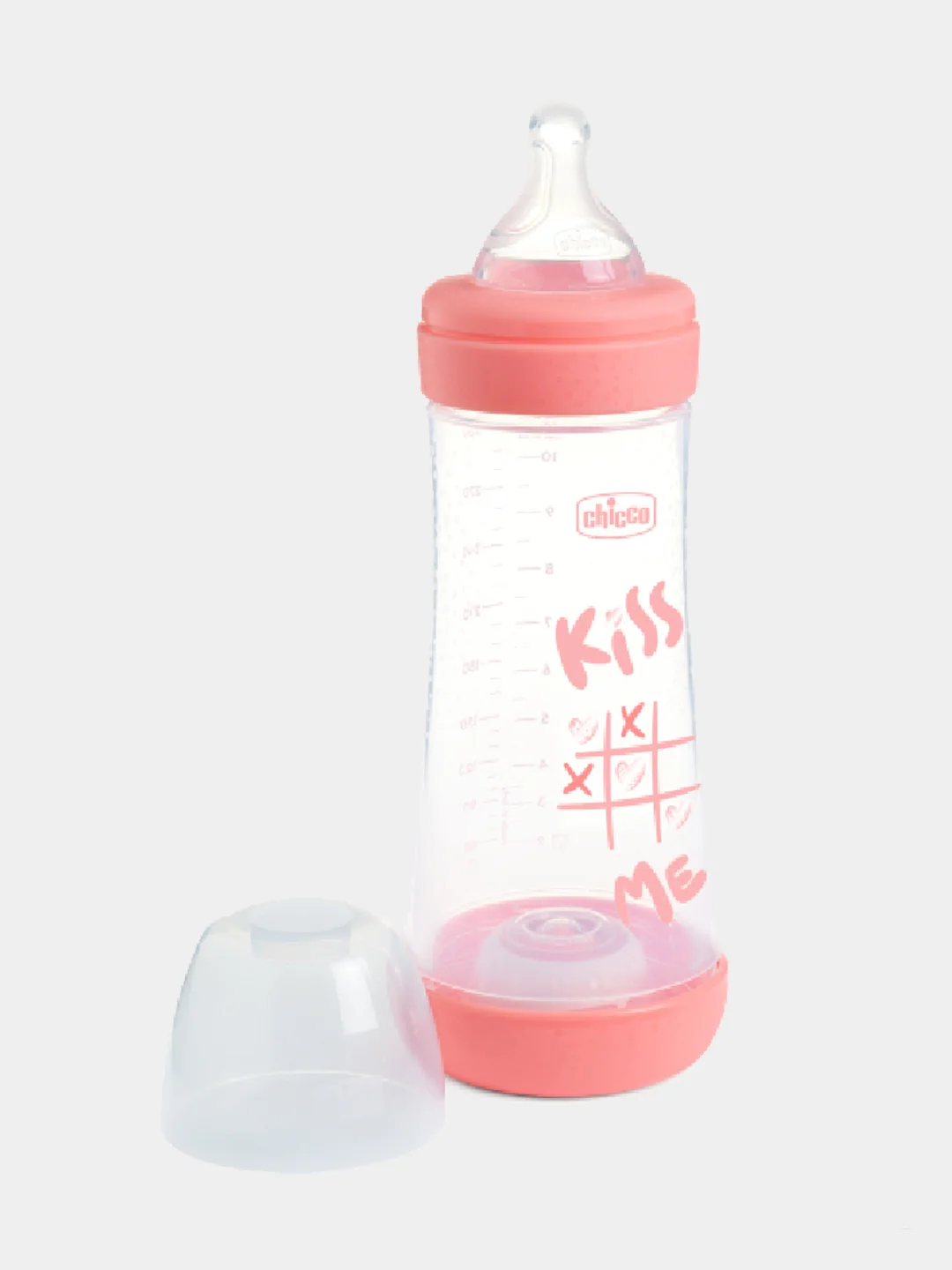 CHICCO Бутылочка Perfect5 Girl 4мес.+,сил.соска быстр.поток,РР,300мл. NEW