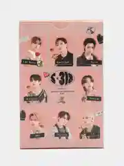 Пудровый карточки kpop Stray Kids,  Стрей Кидс, 55 штук