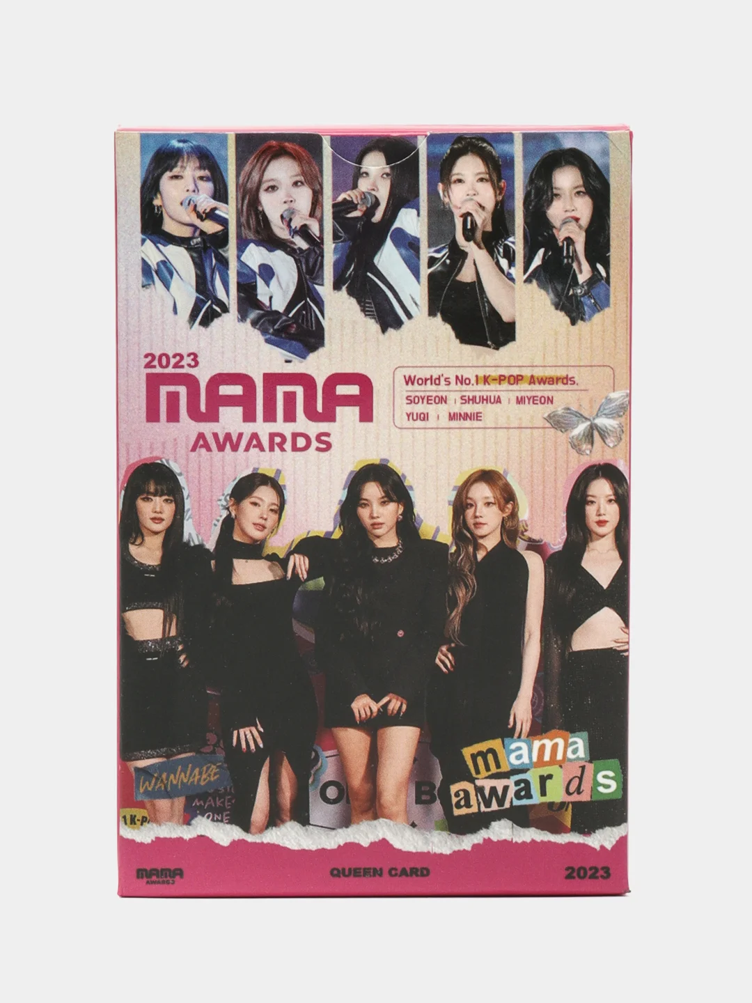 Фуксия карточки kpop, 55 штуки, карточки K-POP, коллекционные, (G)I-DLE