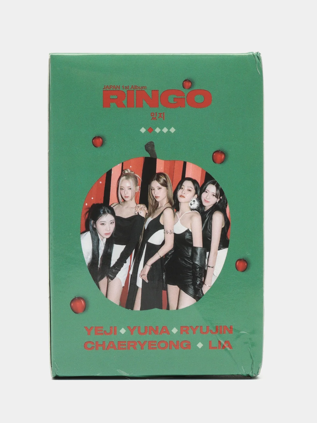 Зеленый карточки женских kpop групп IVE, ITZY - 55 штук