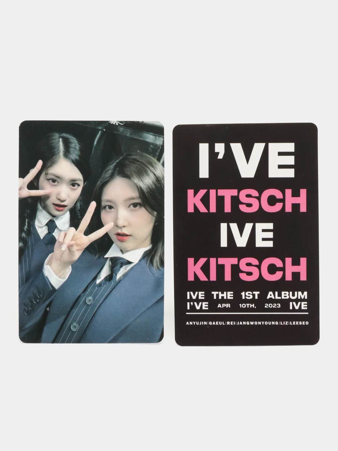 Розовый карточки женских kpop групп IVE, ITZY - 55 штук