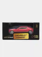 Машина металлическая CHEVROLET CAMARO, 1:64, цвет красный