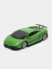 Машина металлическая LAMBORGHINI GALLARDO LP 570-4 SUPERLEGGERA, 1:64, цвет зелёный