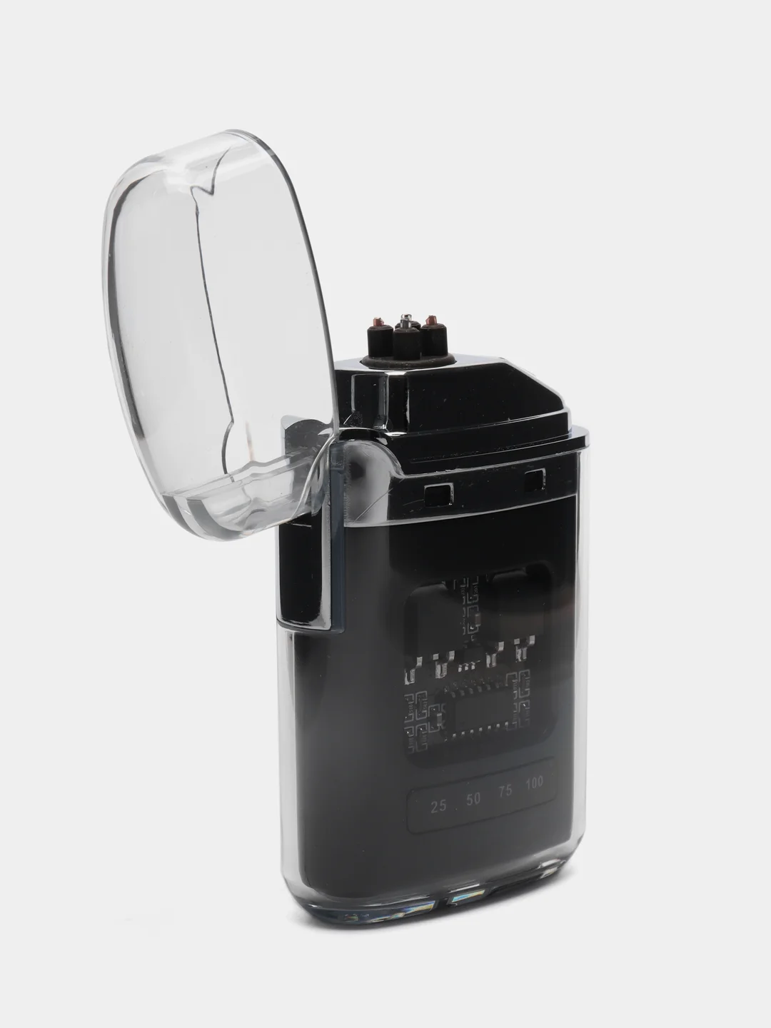 Черный зажигалка электронная USB, плазменная спираль