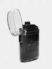 Черный зажигалка электронная USB, плазменная спираль