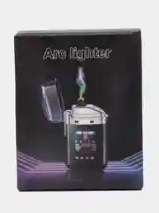 Черный зажигалка электронная USB, плазменная спираль