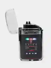 Черный зажигалка электронная USB, плазменная спираль