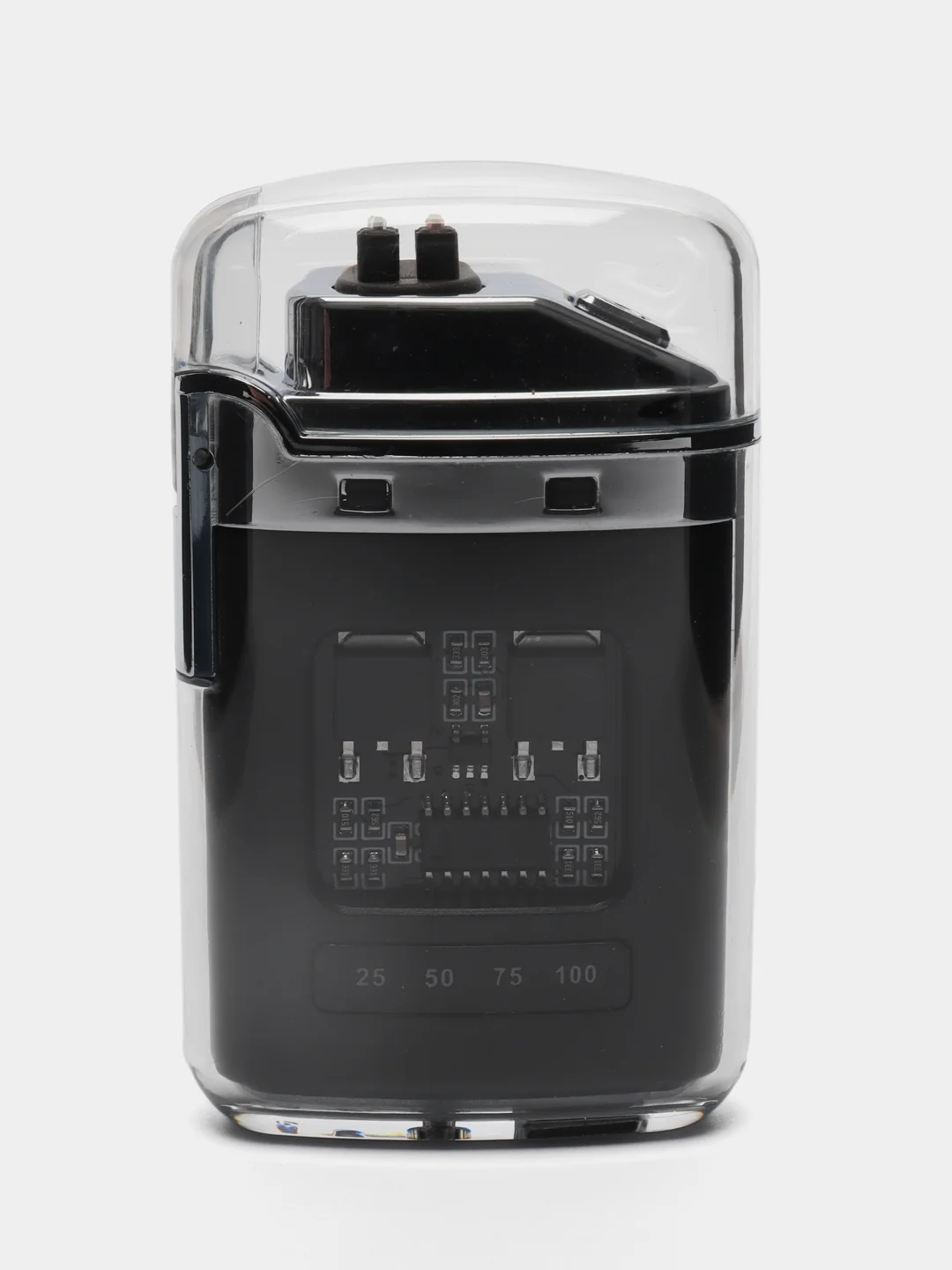 Черный зажигалка электронная USB, плазменная спираль