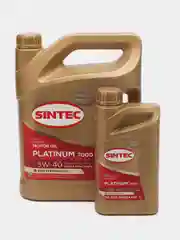 Масло моторное Sintec platinum 7000 5W-40, синтетическое, 4 л, ACEA A3/B4, API SN/CF