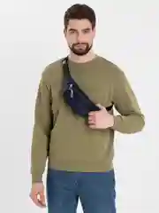 Темно-синий сумка-бананка на пояс