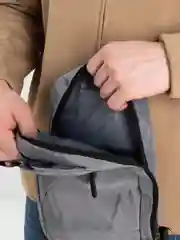 Серый мужская сумка через плечо, водооталкивающая
