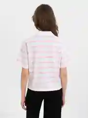 Оливковый поло женское, в полоску,  футболка