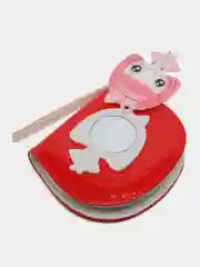 Красный кошелек детский с зеркальцем