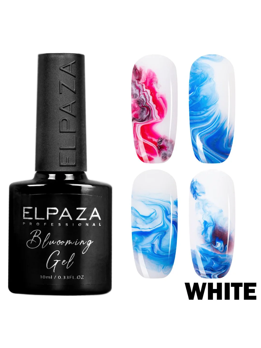 Прозрачный база Elpaza (Эльпаза) Bluooming gel Black, основа для растекания, 10 мл