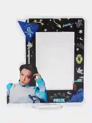 Голубой фоторамка Stray Kids 5-STAR для Kpop карт, рамка для кпоп, RockStar стрэй кидс