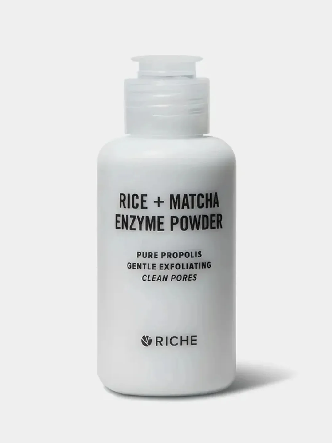 Мягкая энзимная пудра для умывания Riche, прополис и матча