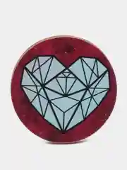 Серый значок голографический, 4 вида